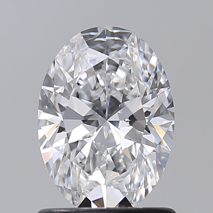 1.03 Carat Oval Shaped, Excellent Cut, D Color, VVS2 Clarity, IGI Certified Lab Grown Diamond