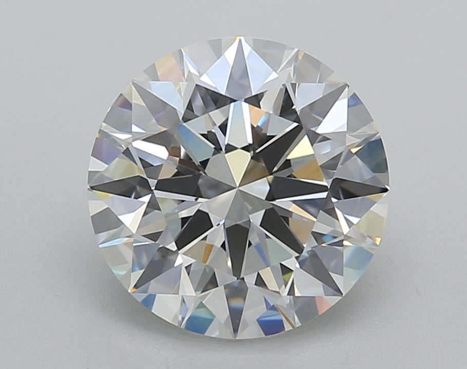 3.02 Carat Round Shaped, Ideal Cut, E Color, VVS2 Clarity, IGI Certified Lab Grown Diamond