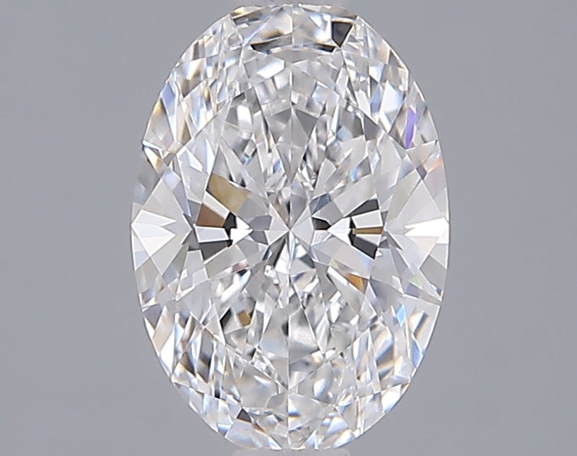 1.52 Carat Oval Shaped, Ideal Cut, D Color, VVS2 Clarity, IGI Certified Lab Grown Diamond