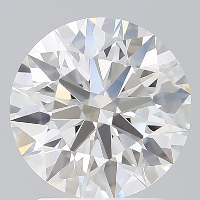 2.42 Carat Round Shaped, Ideal Cut, F Color, VS1 Clarity, IGI Certified Lab Grown Diamond