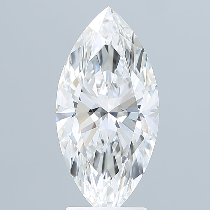3.10 Carat Marquise Shaped, Ideal Cut, E Color, VVS2 Clarity, IGI Certified Lab Grown Diamond