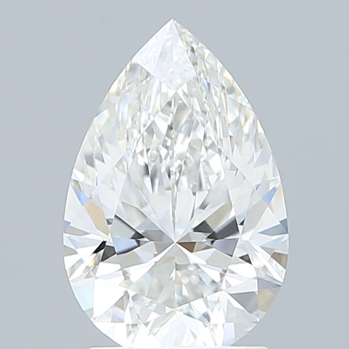 2.11 Carat Pear Shaped, Ideal Cut, E Color, VVS2 Clarity, IGI Certified Lab Grown Diamond