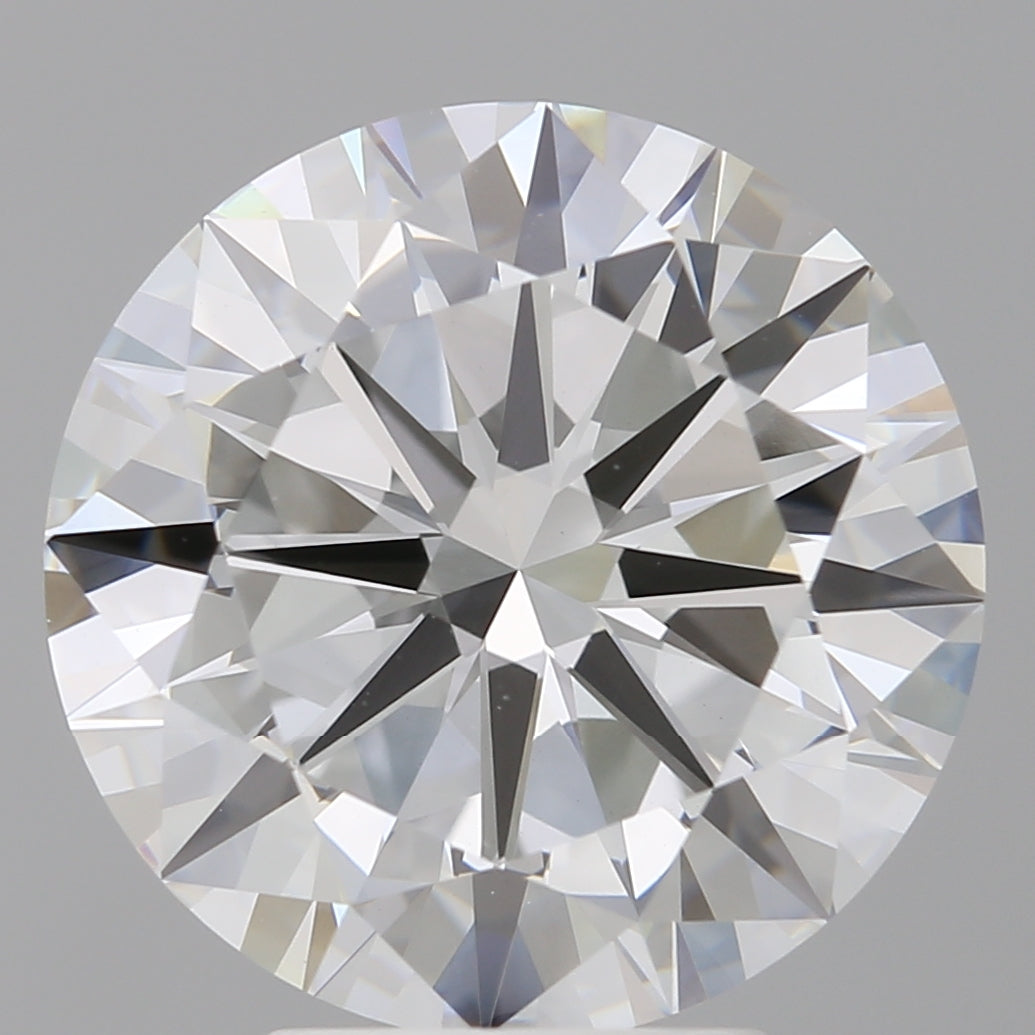 5.01 Carat Round Shaped, Excellent Cut, F Color, VVS2 Clarity, IGI Certified Lab Grown Diamond