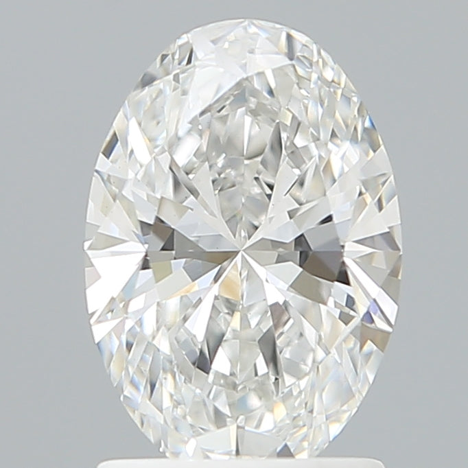 1.51 Carat Oval Shaped, Ideal Cut, F Color, VS1 Clarity, IGI Certified Lab Grown Diamond