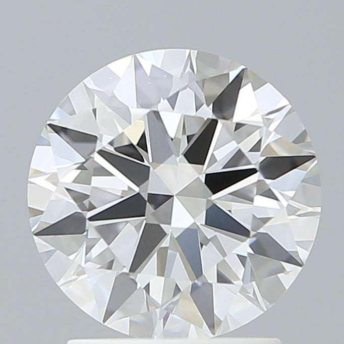 2.06 Carat Round Shaped, Excellent Cut, D Color, VVS2 Clarity, IGI Certified Lab Grown Diamond