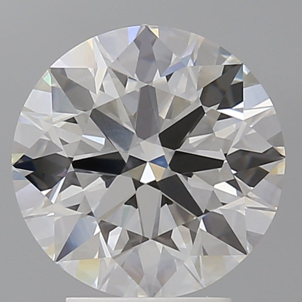 3.53 Carat Round Shaped, Ideal Cut, F Color, VVS2 Clarity, IGI Certified Lab Grown Diamond