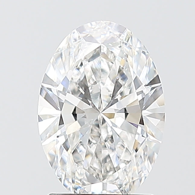 1.50 Carat Oval Shaped, Excellent Cut, E Color, VVS2 Clarity, IGI Certified Lab Grown Diamond