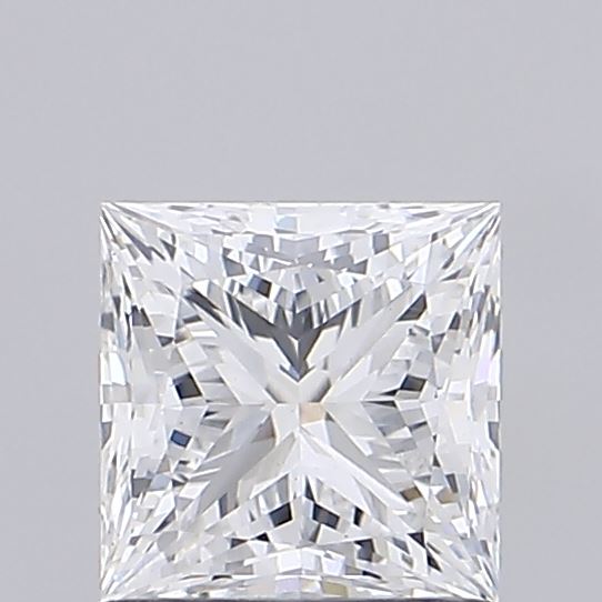 1.01 Carat Princess Shaped, Ideal Cut, E Color, VS1 Clarity, IGI Certified Lab Grown Diamond