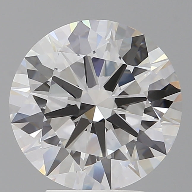 4.01 Carat Round Shaped, Ideal Cut, E Color, VVS2 Clarity, IGI Certified Lab Grown Diamond