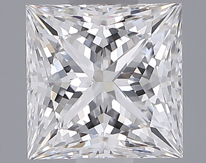 1.05 Carat Princess Shaped, Ideal Cut, E Color, VVS1 Clarity, IGI Certified Lab Grown Diamond