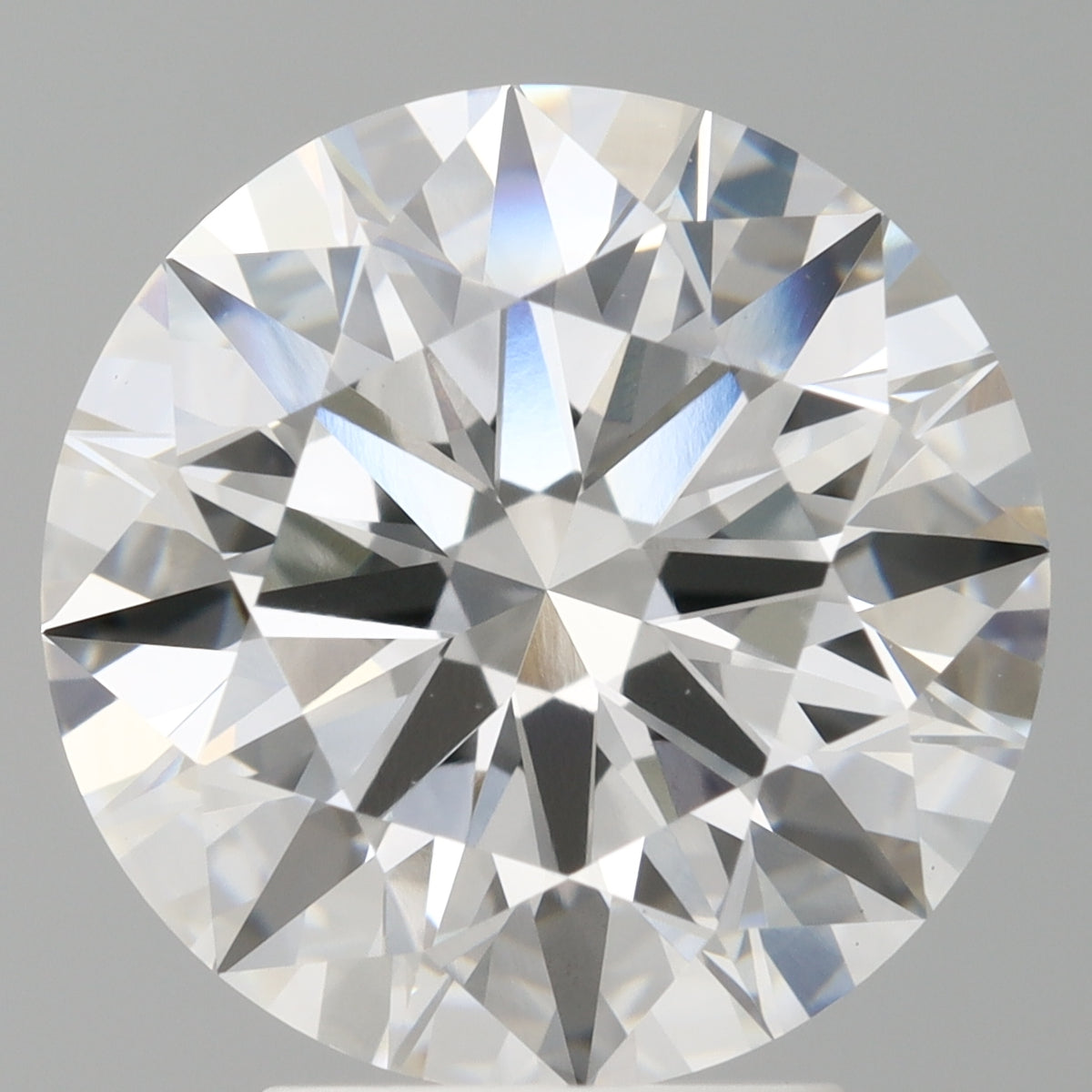 4.10 Carat Round Shaped, Ideal Cut, E Color, VVS2 Clarity, IGI Certified Lab Grown Diamond