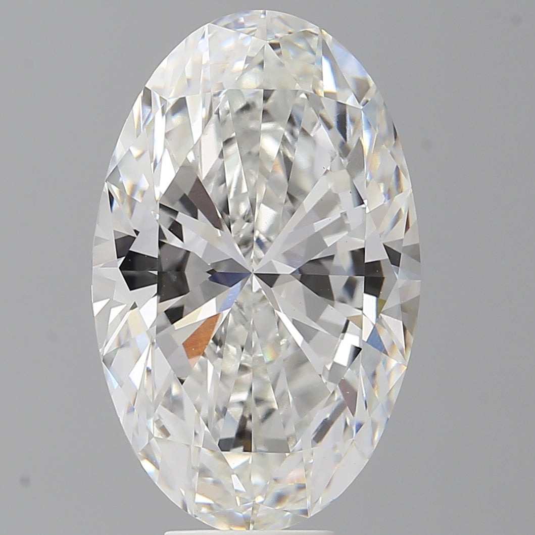 9.10 Carat Oval Shaped, Ideal Cut, F Color, VVS2 Clarity, IGI Certified Lab Grown Diamond