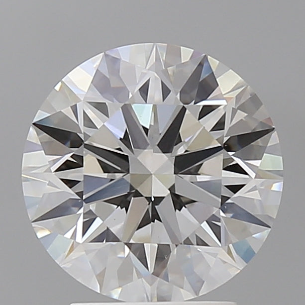 3.08 Carat Round Shaped, Ideal Cut, E Color, VVS2 Clarity, IGI Certified Lab Grown Diamond
