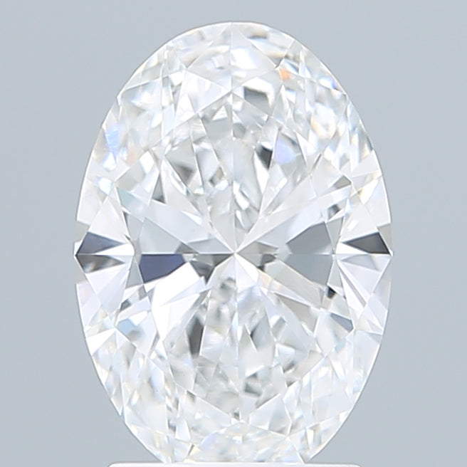 2.10 Carat Oval Shaped, Ideal Cut, E Color, VVS2 Clarity, IGI Certified Lab Grown Diamond