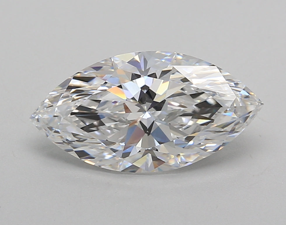 2.02 Carat Marquise Shaped, Excellent Cut, D Color, VVS2 Clarity, IGI Certified Lab Grown Diamond