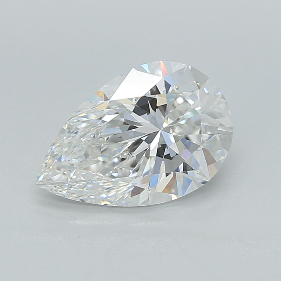 1.83 Carat Pear Shaped, Ideal Cut, E Color, VVS2 Clarity, IGI Certified Lab Grown Diamond