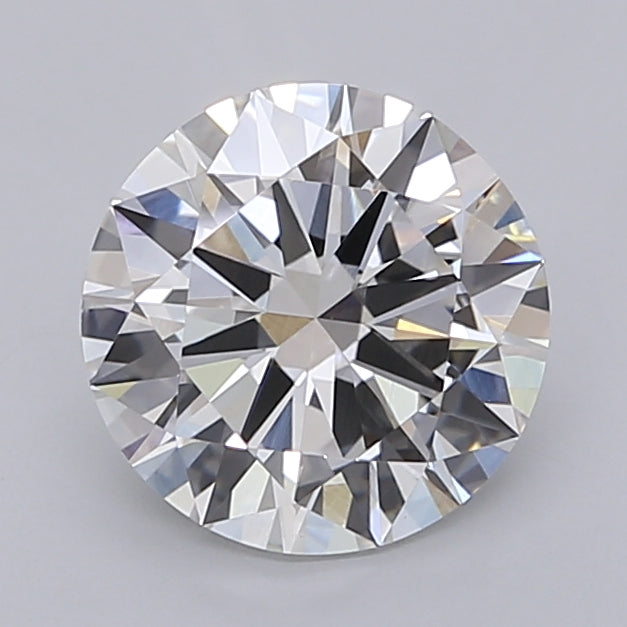 2.00 Carat Round Shaped, Excellent Cut, F Color, VVS2 Clarity, IGI Certified Lab Grown Diamond