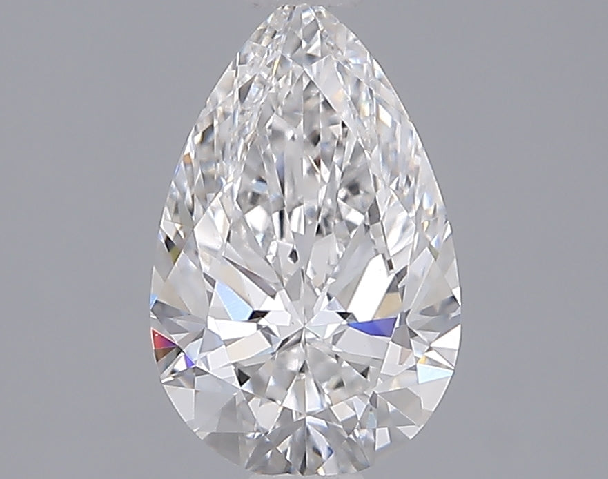 1.54 Carat Pear Shaped, Ideal Cut, D Color, VVS2 Clarity, IGI Certified Lab Grown Diamond