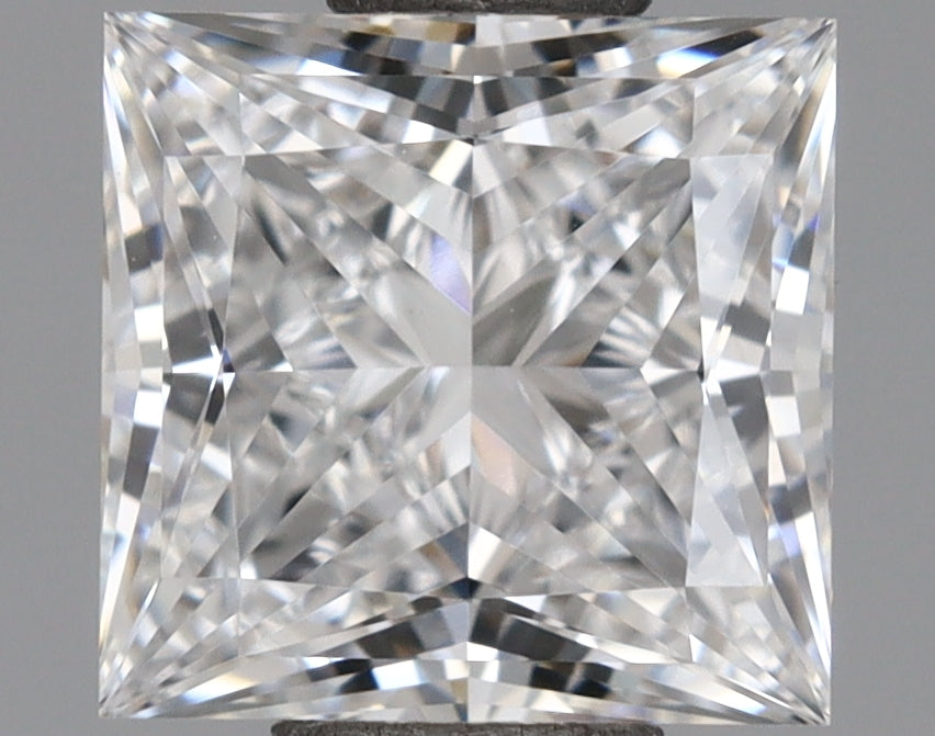 1.07 Carat Princess Shaped, Excellent Cut, D Color, VVS1 Clarity, IGI Certified Lab Grown Diamond