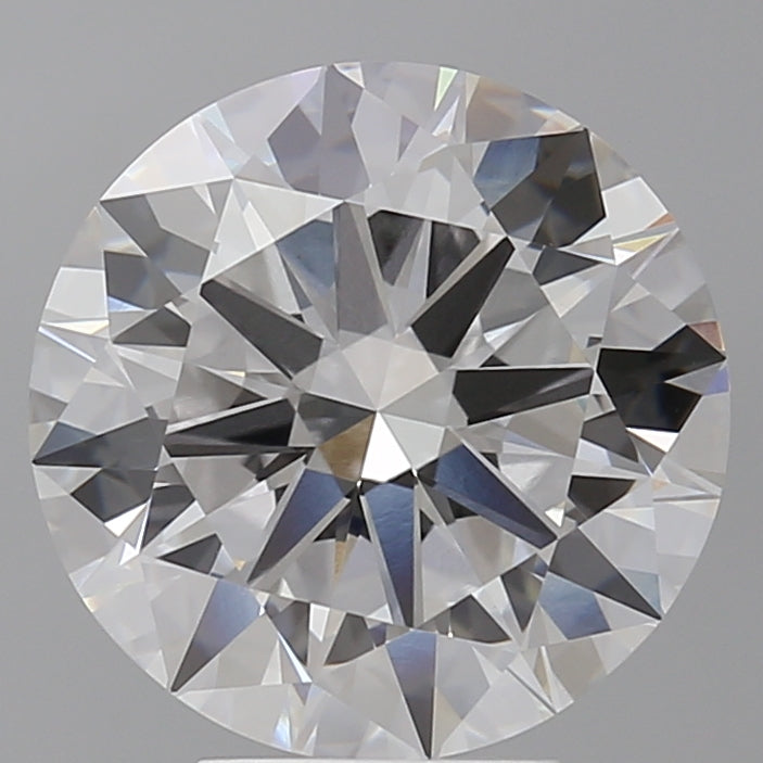 5.50 Carat Round Shaped, Excellent Cut, E Color, VVS2 Clarity, IGI Certified Lab Grown Diamond