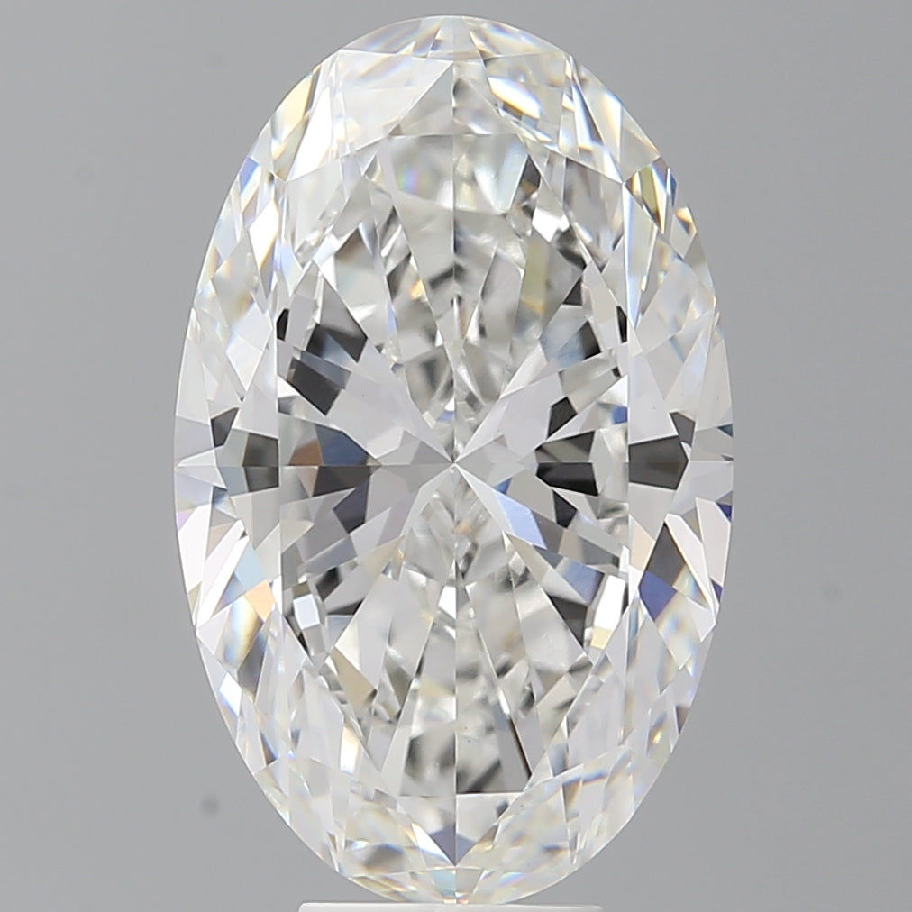 8.08 Carat Oval Shaped, Ideal Cut, E Color, VVS2 Clarity, IGI Certified Lab Grown Diamond