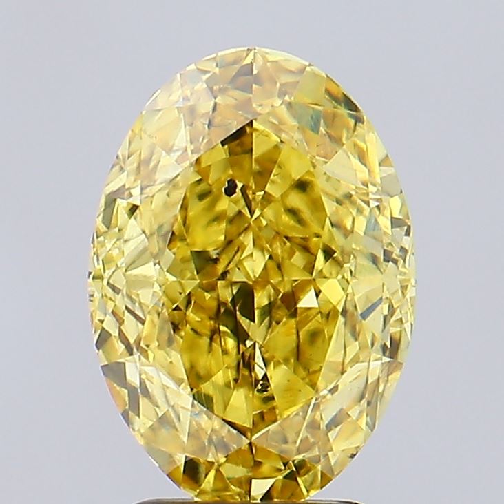 3.37 Carat Oval Shaped, Very Good Cut, SI1 Clarity, IGI Certified Lab Grown Diamond