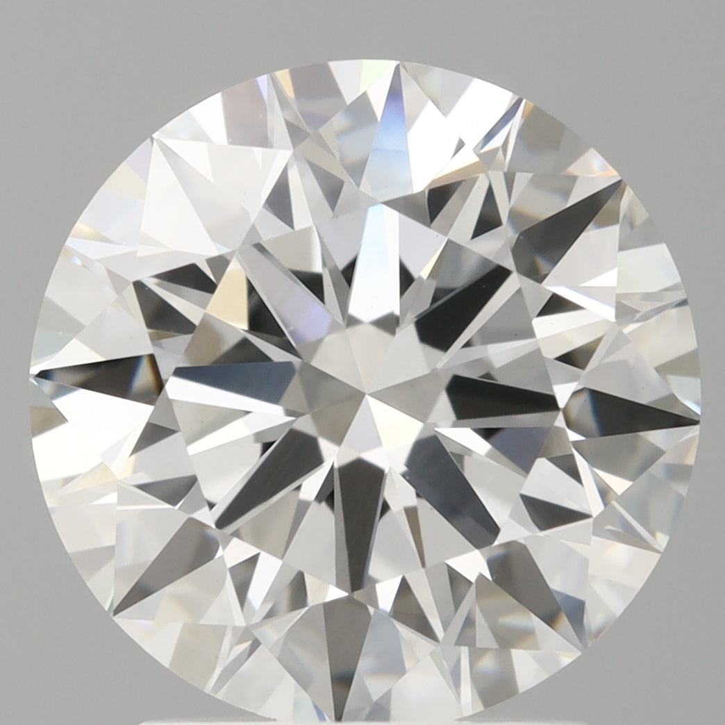 2.56 Carat Round Shaped, Ideal Cut, E Color, VVS2 Clarity, IGI Certified Lab Grown Diamond