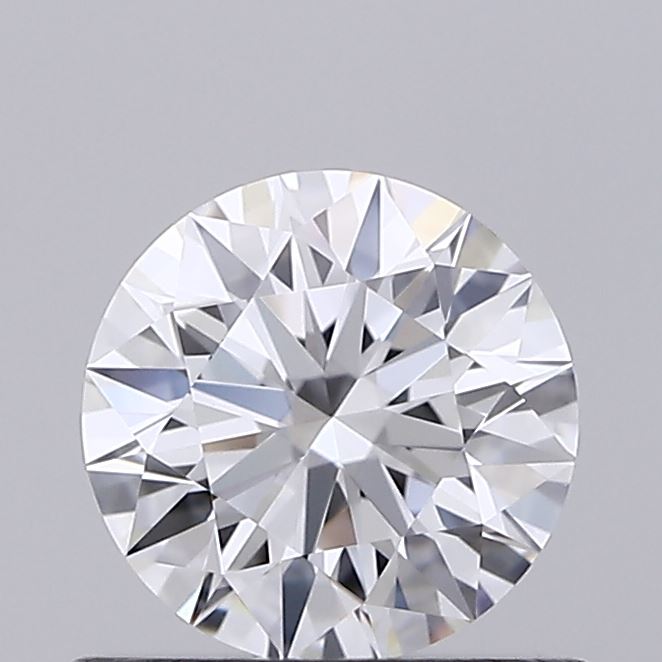 0.53 Carat Round Shaped, Ideal Cut, D Color, VVS2 Clarity, IGI Certified Lab Grown Diamond