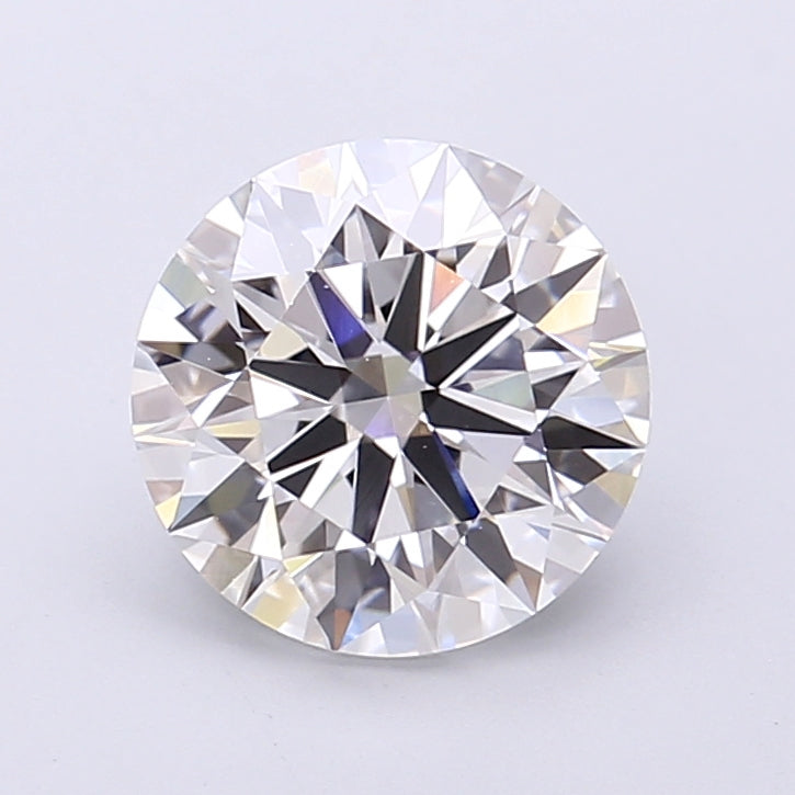 2.04 Carat Round Shaped, Ideal Cut, E Color, VVS2 Clarity, IGI Certified Lab Grown Diamond