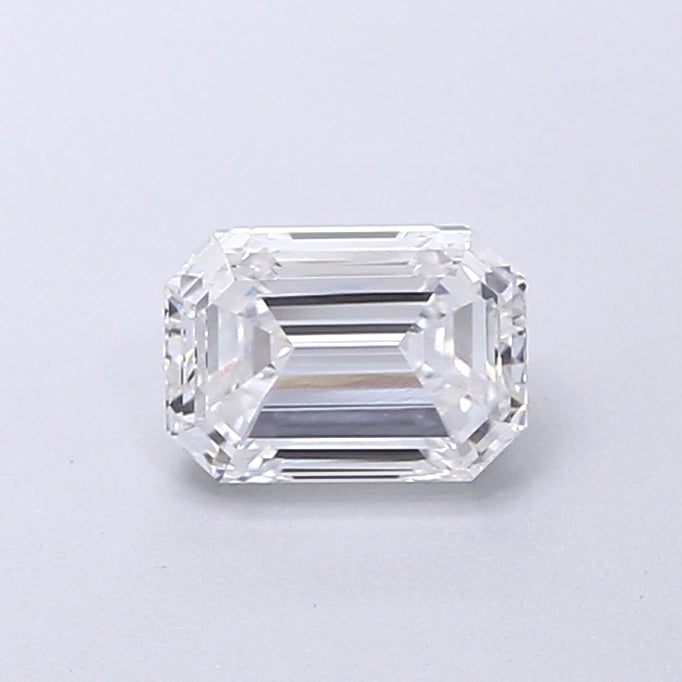 0.72 Carat Emerald Shaped, Very Good Cut, D Color, VVS2 Clarity, IGI Certified Lab Grown Diamond