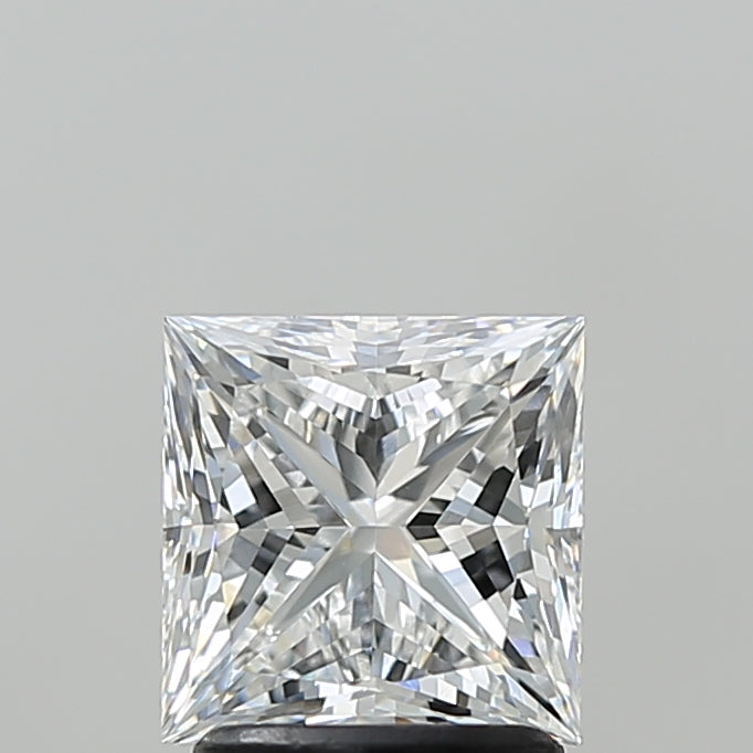 2.00 Carat Princess Shaped, Excellent Cut, E Color, VVS2 Clarity, IGI Certified Lab Grown Diamond