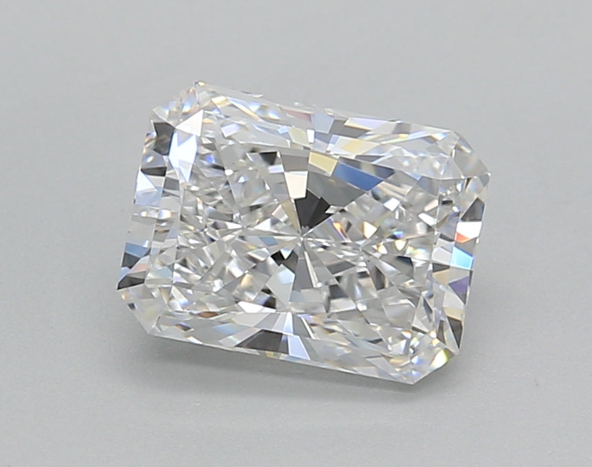 1.51 Carat Radiant Shaped, Excellent Cut, D Color, VVS1 Clarity, IGI Certified Lab Grown Diamond