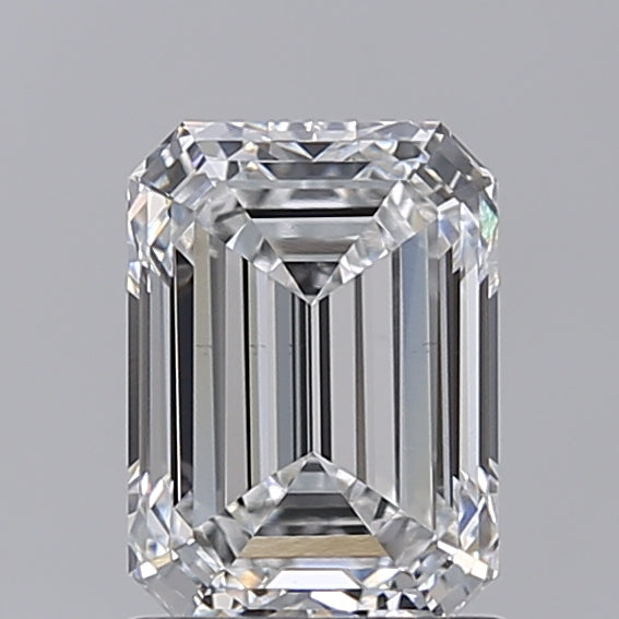 1.52 Carat Emerald Shaped, Excellent Cut, D Color, VS1 Clarity, IGI Certified Lab Grown Diamond