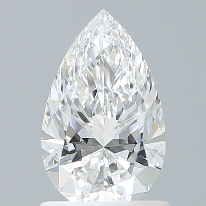 1.07 Carat Pear Shaped, Ideal Cut, D Color, VVS2 Clarity, IGI Certified Lab Grown Diamond