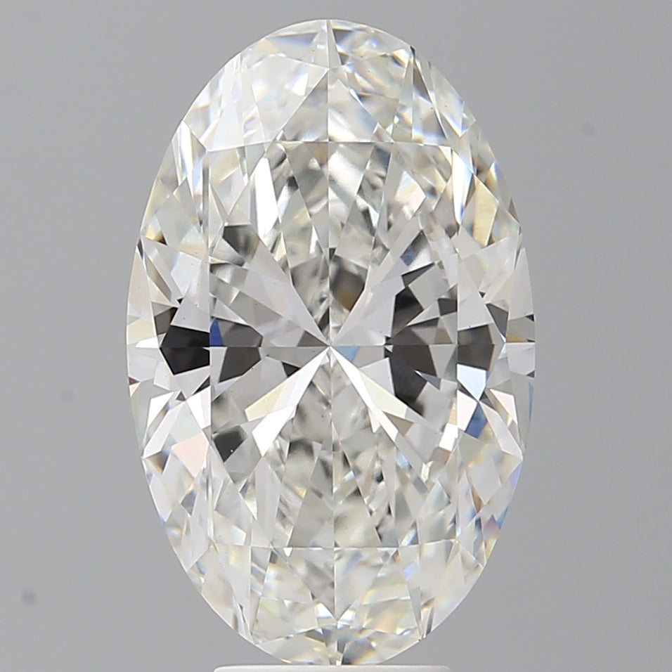6.57 Carat Oval Shaped, Ideal Cut, F Color, VVS2 Clarity, IGI Certified Lab Grown Diamond