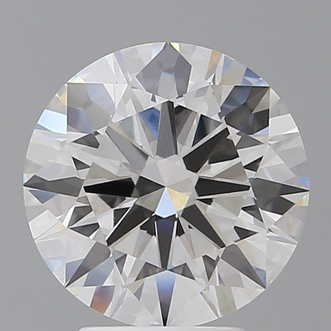 4.05 Carat Round Shaped, Ideal Cut, E Color, VVS2 Clarity, IGI Certified Lab Grown Diamond