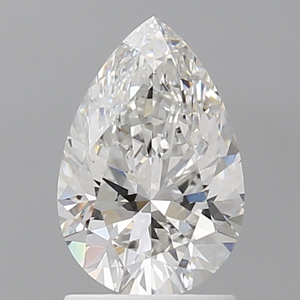 1.59 Carat Pear Shaped, Excellent Cut, E Color, VVS2 Clarity, IGI Certified Lab Grown Diamond
