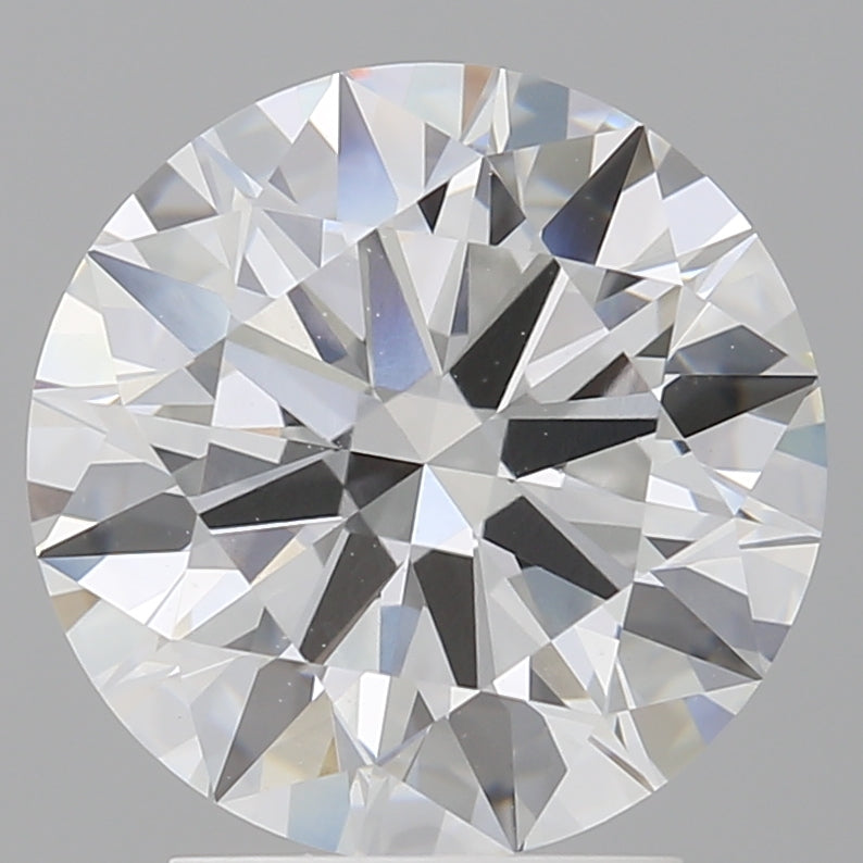 3.01 Carat Round Shaped, Ideal Cut, F Color, VVS2 Clarity, IGI Certified Lab Grown Diamond