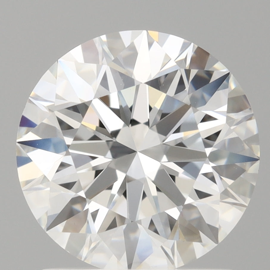 1.58 Carat Round Shaped, Excellent Cut, D Color, VVS2 Clarity, IGI Certified Lab Grown Diamond