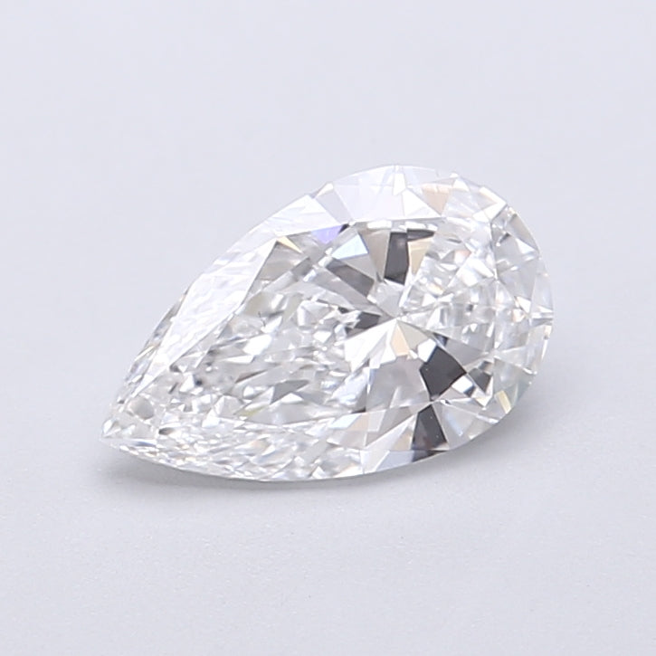 1.00 Carat Pear Shaped, Very Good Cut, D Color, VS1 Clarity, IGI Certified Lab Grown Diamond