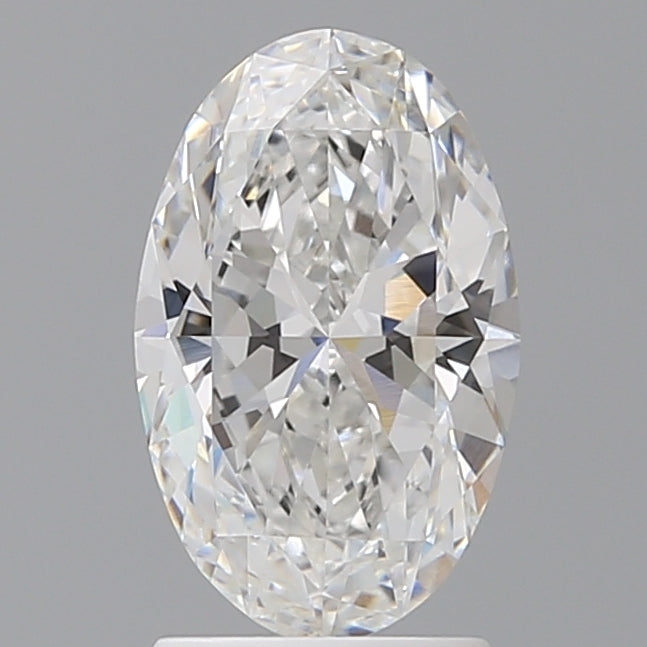 2.10 Carat Oval Shaped, Ideal Cut, E Color, VVS1 Clarity, IGI Certified Lab Grown Diamond