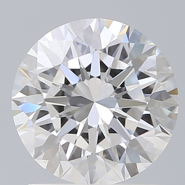 1.67 Carat Round Shaped, Excellent Cut, D Color, VVS2 Clarity, IGI Certified Lab Grown Diamond
