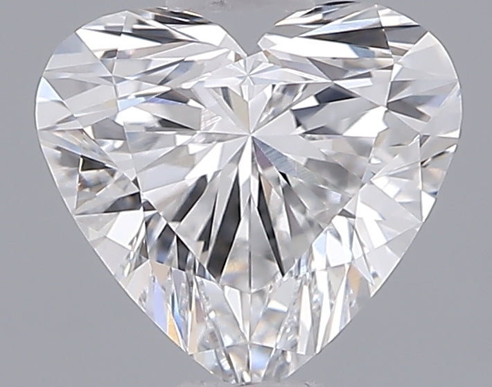 1.05 Carat Heart Shaped, Ideal Cut, D Color, VVS2 Clarity, IGI Certified Lab Grown Diamond