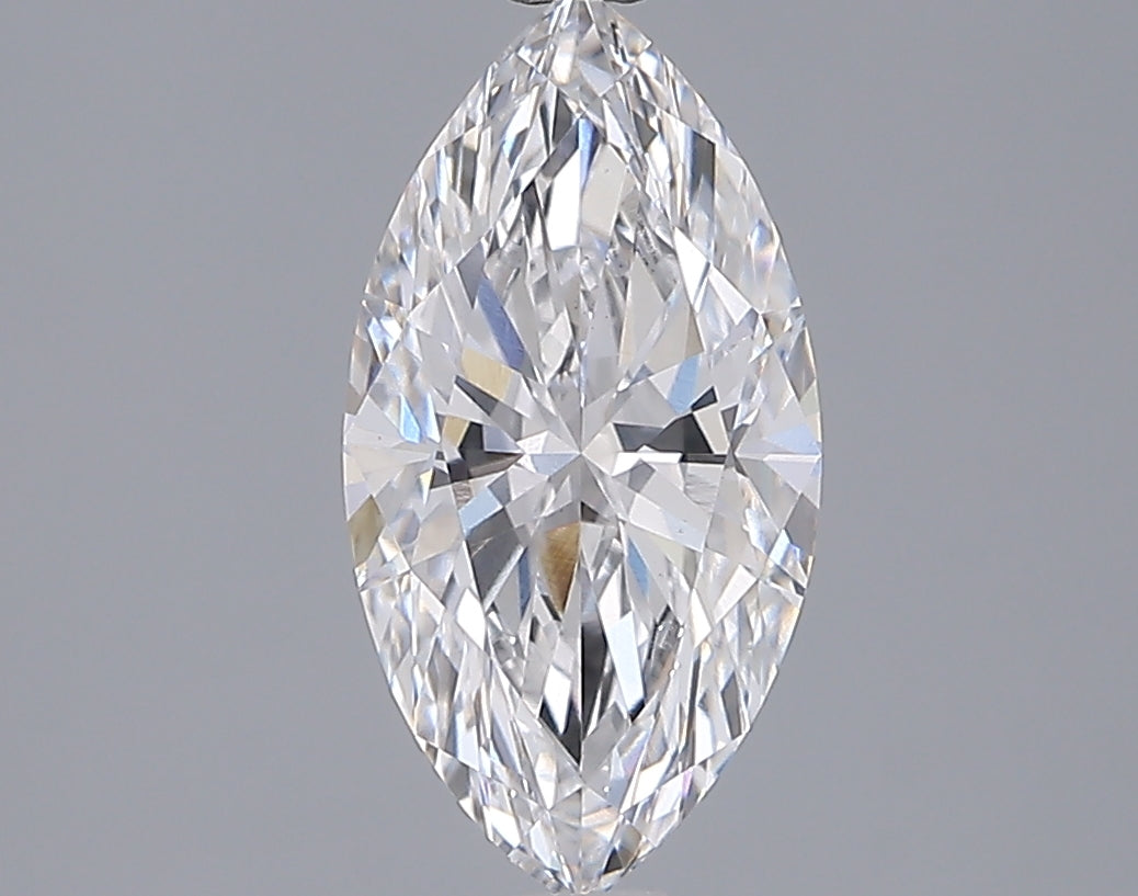 1.76 Carat Marquise Shaped, Ideal Cut, D Color, VS1 Clarity, IGI Certified Lab Grown Diamond