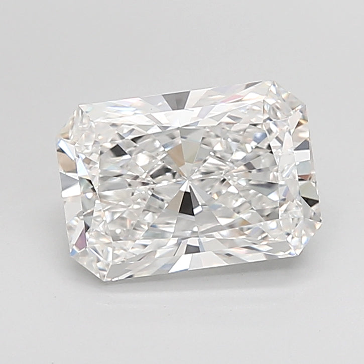 3.03 Carat Radiant Shaped, Ideal Cut, D Color, VS1 Clarity, IGI Certified Lab Grown Diamond