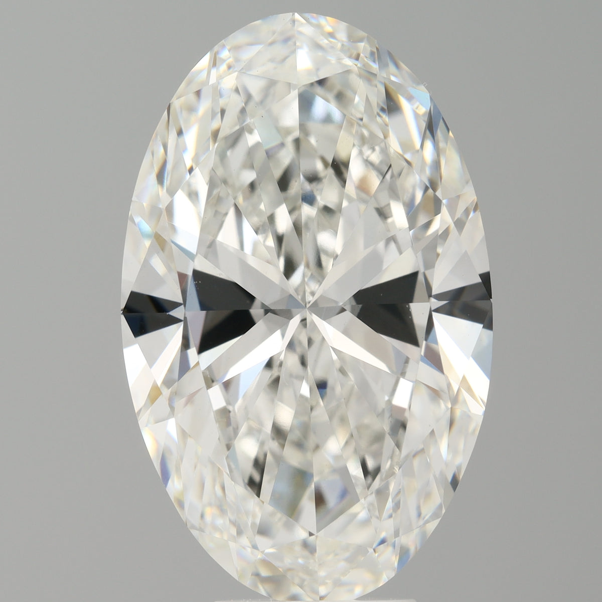 7.58 Carat Oval Shaped, Excellent Cut, F Color, VVS2 Clarity, IGI Certified Lab Grown Diamond
