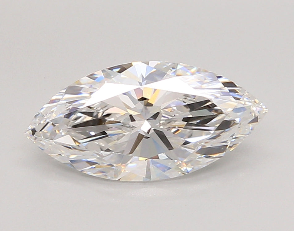 2.04 Carat Marquise Shaped, Ideal Cut, E Color, VVS1 Clarity, IGI Certified Lab Grown Diamond