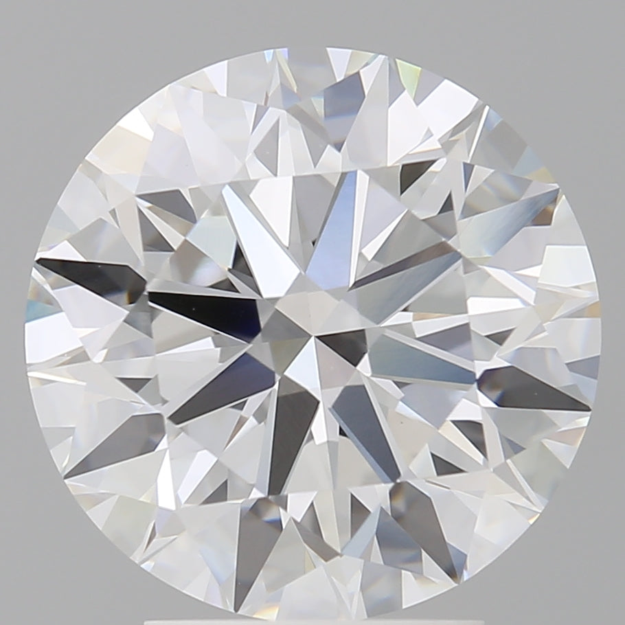 4.05 Carat Round Shaped, Ideal Cut, E Color, VVS2 Clarity, IGI Certified Lab Grown Diamond