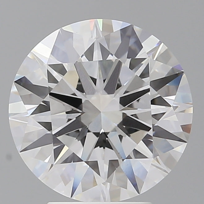 4.02 Carat Round Shaped, Ideal Cut, E Color, VVS2 Clarity, IGI Certified Lab Grown Diamond