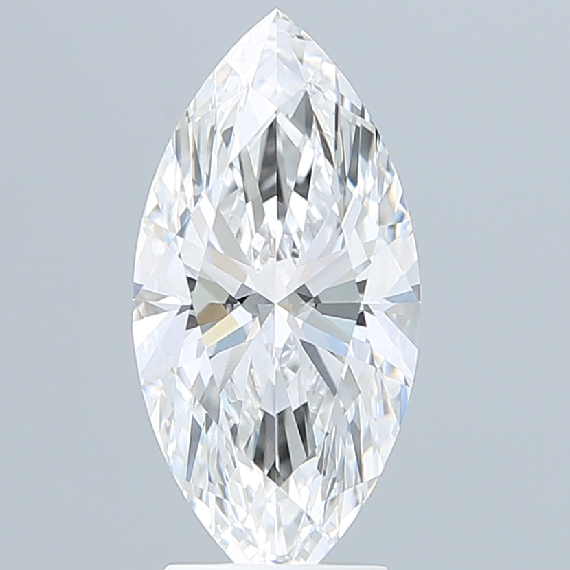 3.09 Carat Marquise Shaped, Ideal Cut, E Color, VVS1 Clarity, IGI Certified Lab Grown Diamond